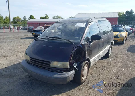 1991 Toyota Previa Le из США, поврежденный, VIN JT3AC12R1M1001434